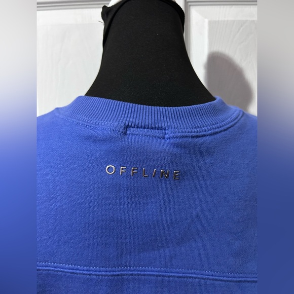 NWT OFFLINE By Aerie Cloud Fleece Classic Crewneck Sweatshirt - Picture 5 of 9